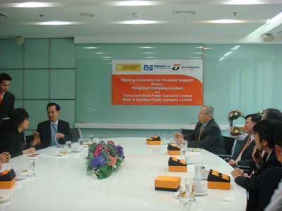 Signing Ceremony of an additional  320 million baht Credit Facilities Agreement